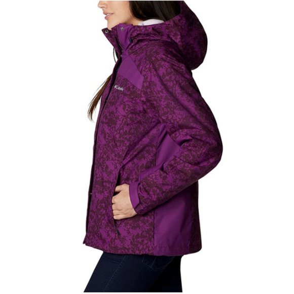Columbia 3 in 1 Women's Purple Tunnel Falls™ Interchange Jacket - Picture 4 of 13